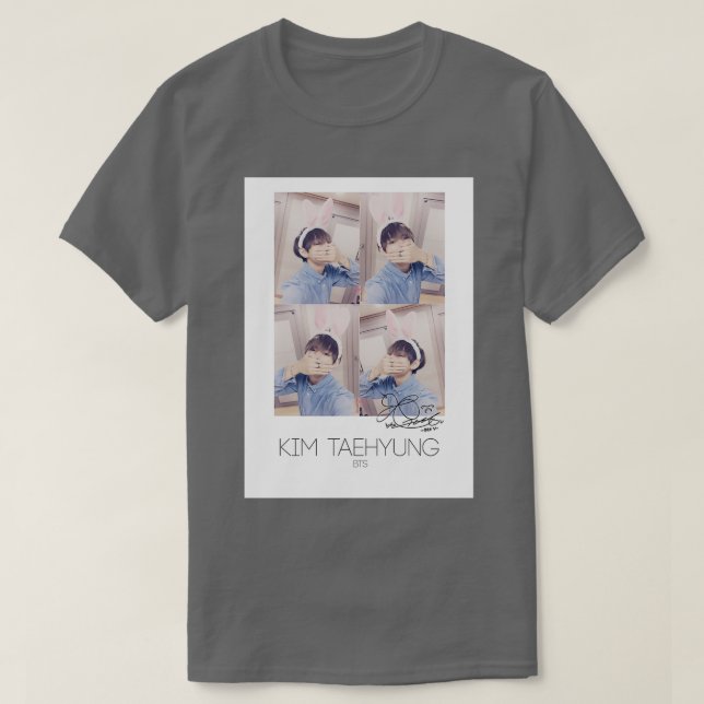 Camiseta BTSBangtan Sonyeondan V Fototarjeta 1 (Diseño del anverso)
