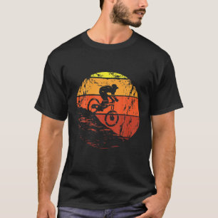Camiseta BTT: Motociclismo de montaña cuesta abajo, papá