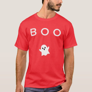 Camiseta BÚ Fantasma Halloween sutil Minimalismo Caída Grac