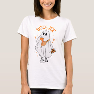 Camiseta BÚ-JEE Ghost Cute y elegantes videos de Halloween