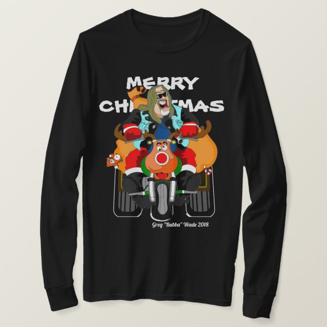 Camiseta Bubba Claus (Anverso del diseño)