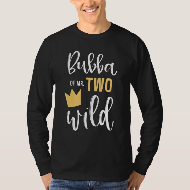 Camiseta Bubba De Dos Silvestres Fiestas De Cumpleaños Matc (Anverso)