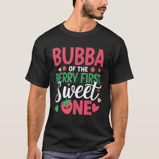 Camiseta Bubba de la primera dulce hermana cumpleaños (Anverso)
