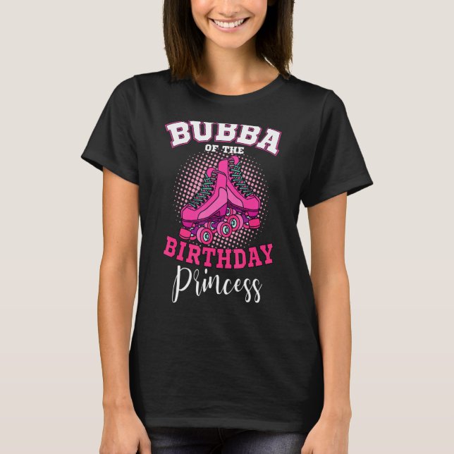 Camiseta Bubba De La Princesa Nacida Patinando Skati (Anverso)