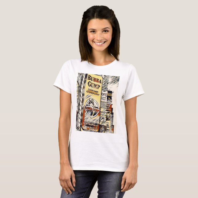 Camiseta Bubba Gump (Anverso completo)
