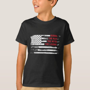 Camiseta Bubba La leyenda del mito del hombre bandera de Es