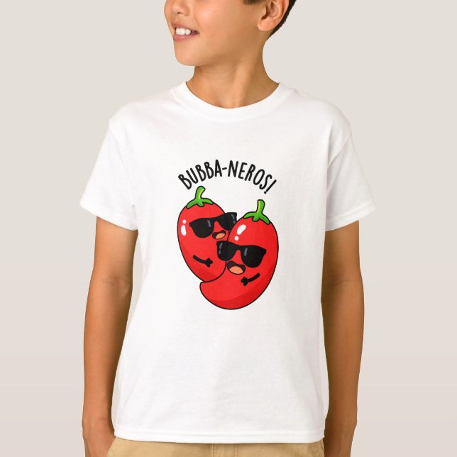 Camiseta Bubba-neros Funny Habanero Pun (Anverso)