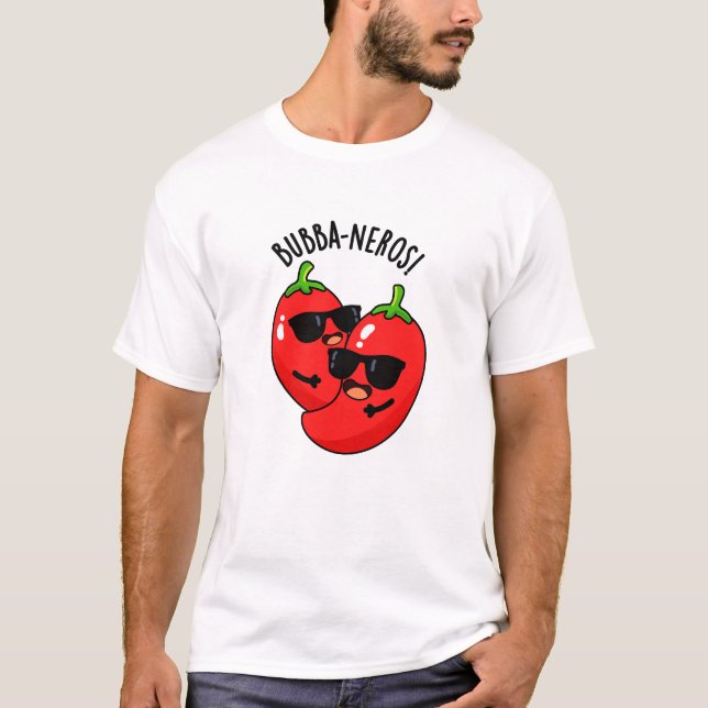 Camiseta Bubba-neros Funny Habanero Pun (Anverso)