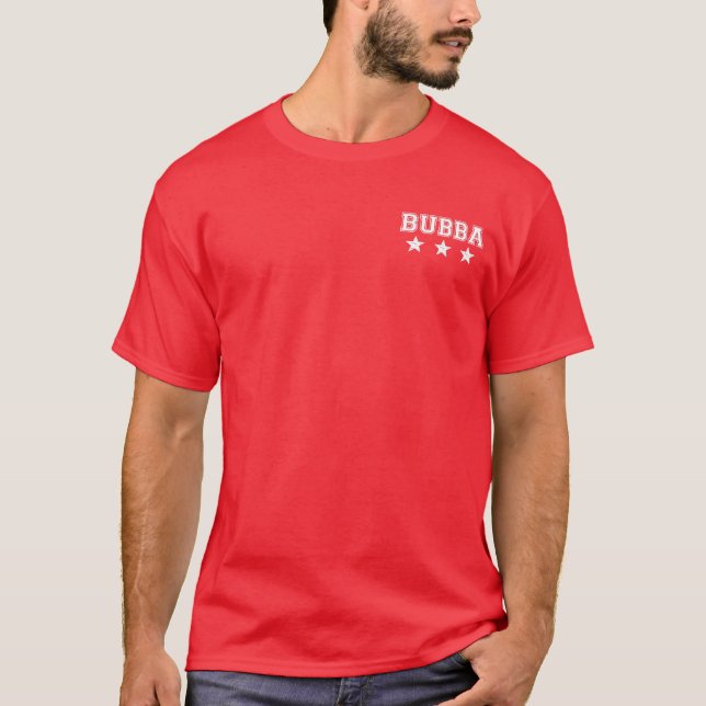 Camiseta BUBBA - Pone letras y protagoniza (Anverso)
