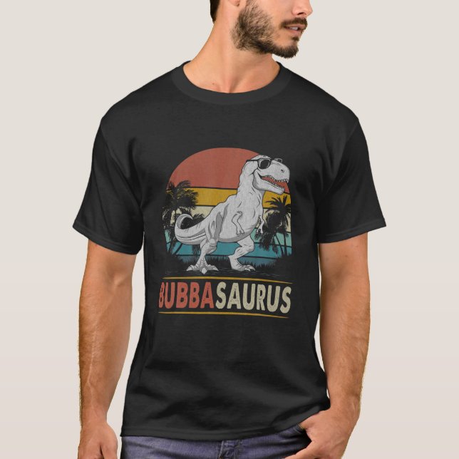Camiseta Bubbasaurus T Rex Dinosaur Bubba Saurus Family Mat (Anverso)