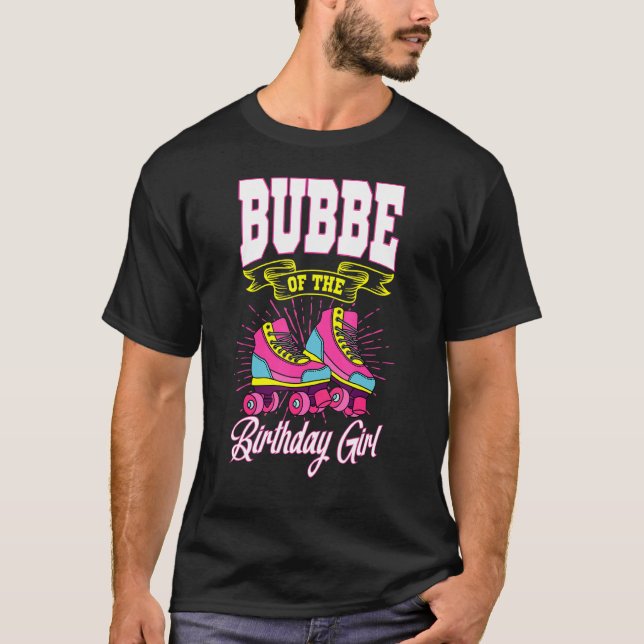 Camiseta Bubbe Del Patinaje De Patinaje De Nacimiento Chica (Anverso)