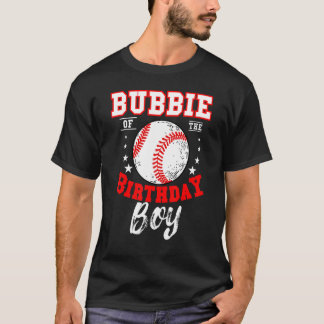 Camiseta Bubbie Del Tema Del Béisbol Bday Cel