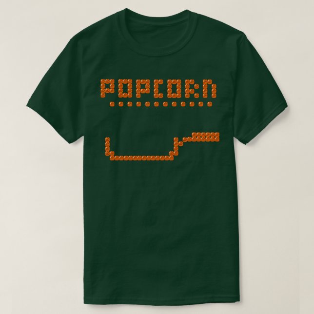 Camiseta Bubble Bobble Popcorn (Diseño del anverso)