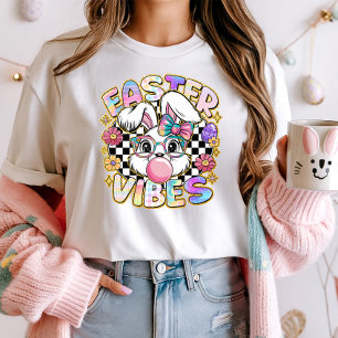 Camiseta Bubble Gum Easter Bunny; Vibes de Pascua