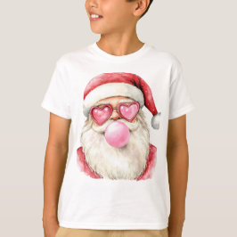 Camiseta Bubble Gum Santa Vintage Style