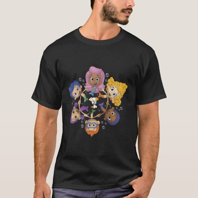 Camiseta Bubble Guppies Círculo de Natación Sincronizado Po (Anverso)
