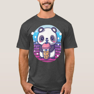 Camiseta Bubble Milk Tea Boba Cute Bear Kawaii Aesthetic Pr