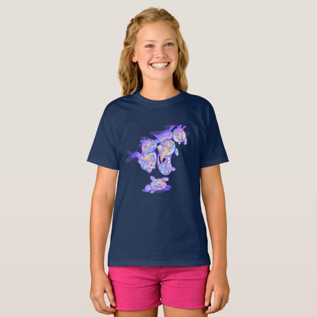 Camiseta Bubble monsters (Anverso completo)
