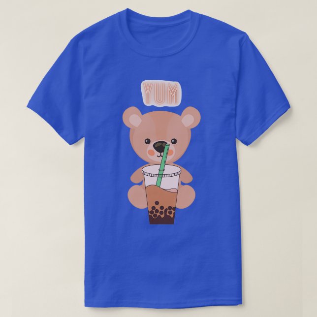 Camiseta Bubble Tea Bear (Diseño del anverso)
