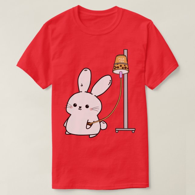 Camiseta Bubble Tea Bunny (Diseño del anverso)
