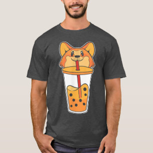 Camiseta Bubble Tea Corgi Boba Bes Teas 