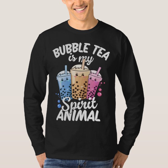 Camiseta Bubble Tea Is My Spirit Animal  4 (Anverso)