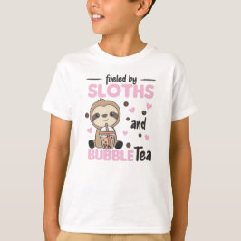 Camiseta Bubble Tea K-Pop Fault Chocolate Sweet Animals