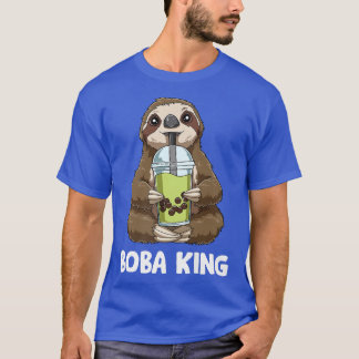 Camiseta Bubble Tea King - Sloth Funny Boba Tea 469