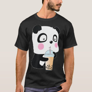 Camiseta Bubble Tea Panda Funny Boba