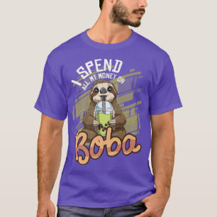 Camiseta Bubble Tea Sloth Funny Bob Tea Premium