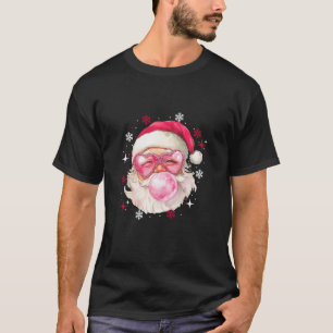 Camiseta Bubblegum Santa Claus Cute Graciosos Navidades de 