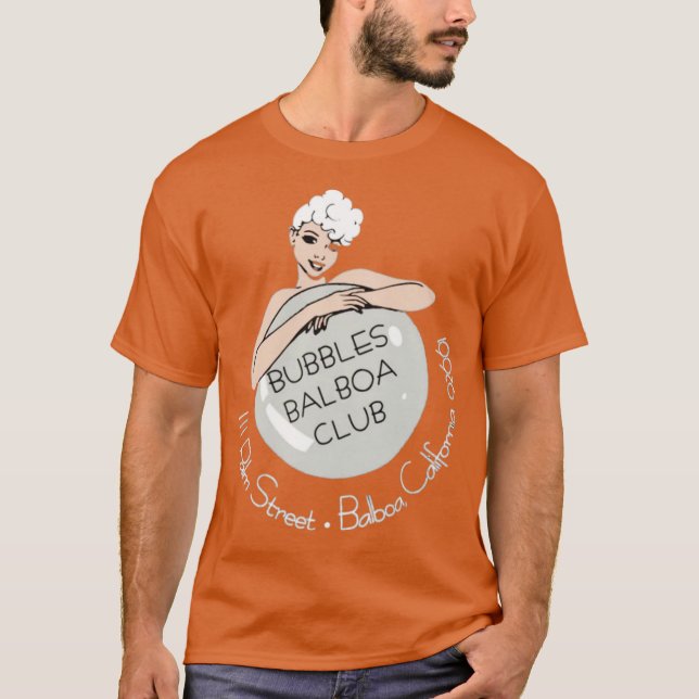 Camiseta Bubbles Balboa Club - Newport Beach, CA (Anverso)