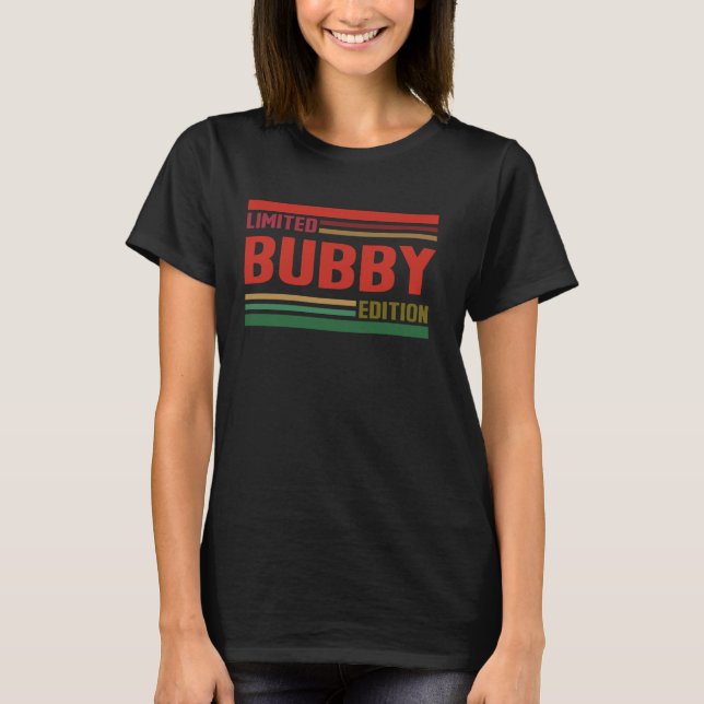 Camiseta BUBBY Edición Limitada Nombre BUBBY Personalize (Anverso)