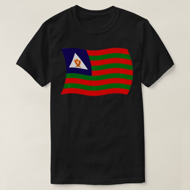 Camiseta Bubi Tribal Flag Africa African Bioko Island Guine (Diseño del anverso)