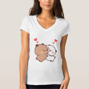 Camiseta Bubu and Dudu, Panda y Brownie Bear Couple