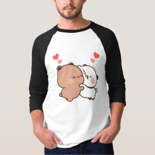 Camiseta Bubu and Dudu, Panda y Brownie Bear Couple