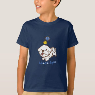 Camiseta Bubu de ápso de Lhasa y guagua de pollo pequeño