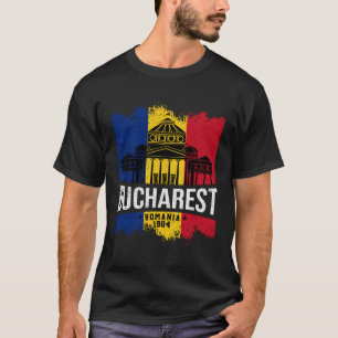 Camiseta Bucarest Bucuresti Rumania Orgullo Nacional Patrio