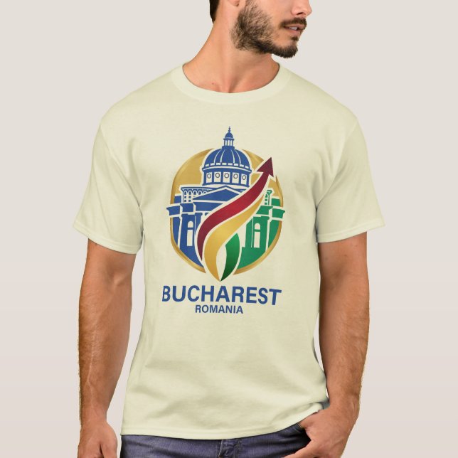 Camiseta Bucarest Rumania Europa del Este (Anverso)
