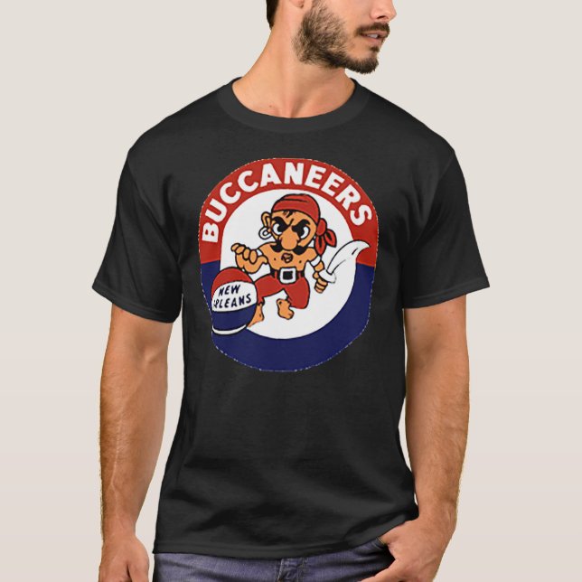 Camiseta Buccaneers de Nueva Orleans Logo de baloncesto vin (Anverso)