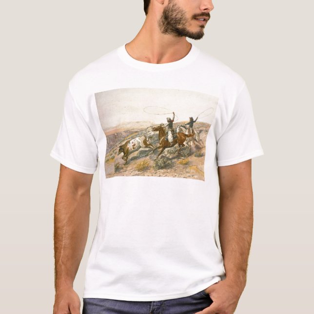Camiseta Buccaroos de Charles Marion Russell (Anverso)