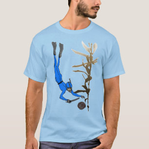 Camiseta Buceador Abalone con Kelp