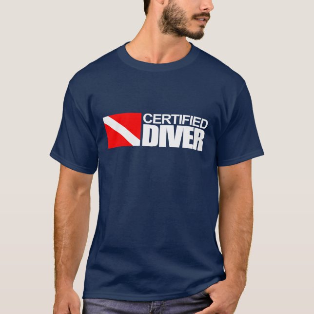 Camiseta Buceador certificado (Anverso)