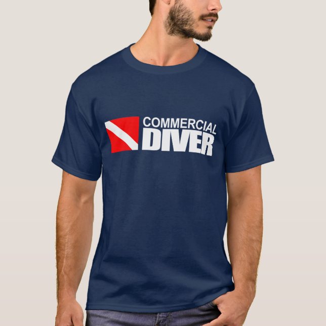 Camiseta Buceador comercial (Anverso)