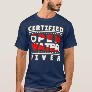 Camiseta Buceador de agua abierta certificado