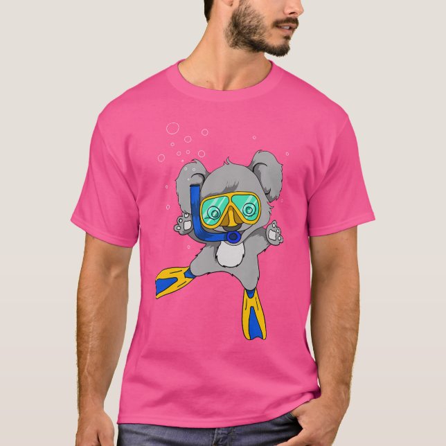 Camiseta Buceador de Australia de curtido Koala (Anverso)