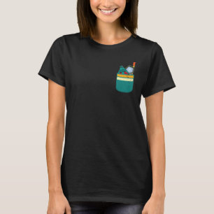 Camiseta Buceador de bolsillo equipo bucear bajo el mar Scu