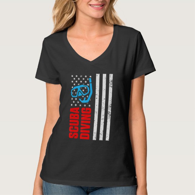 Camiseta Buceador de buceo 7 (Anverso)