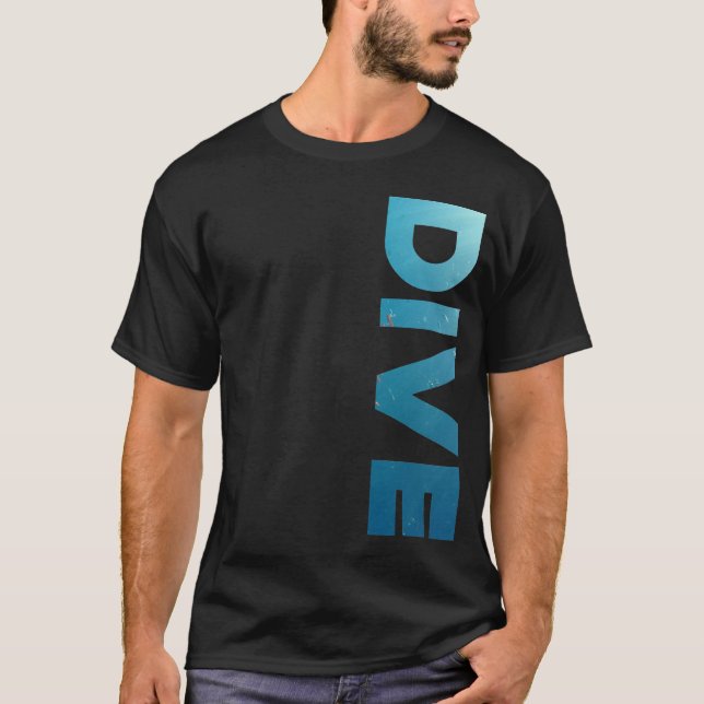 Camiseta Buceador de Buceo de Buceo Subacuático (Anverso)