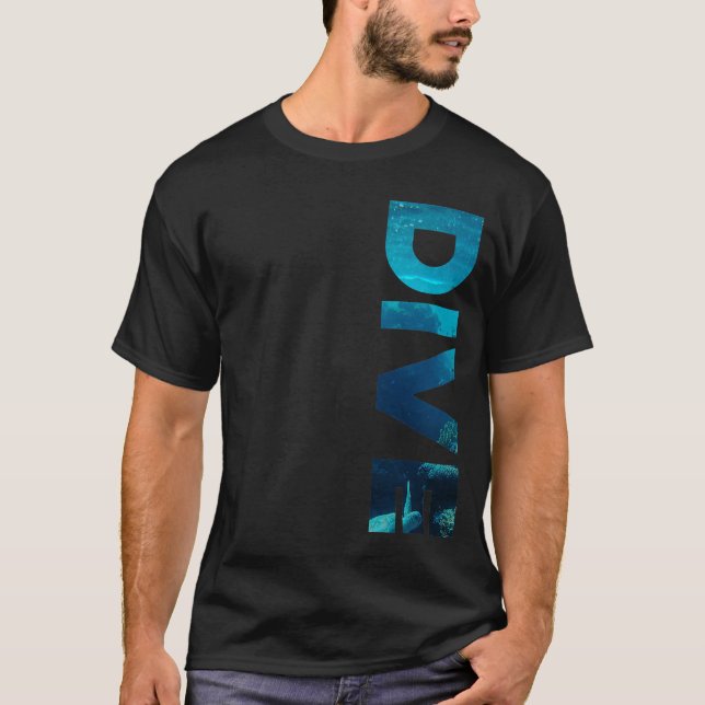 Camiseta Buceador de Buceo de Buceo Subacuático (Anverso)